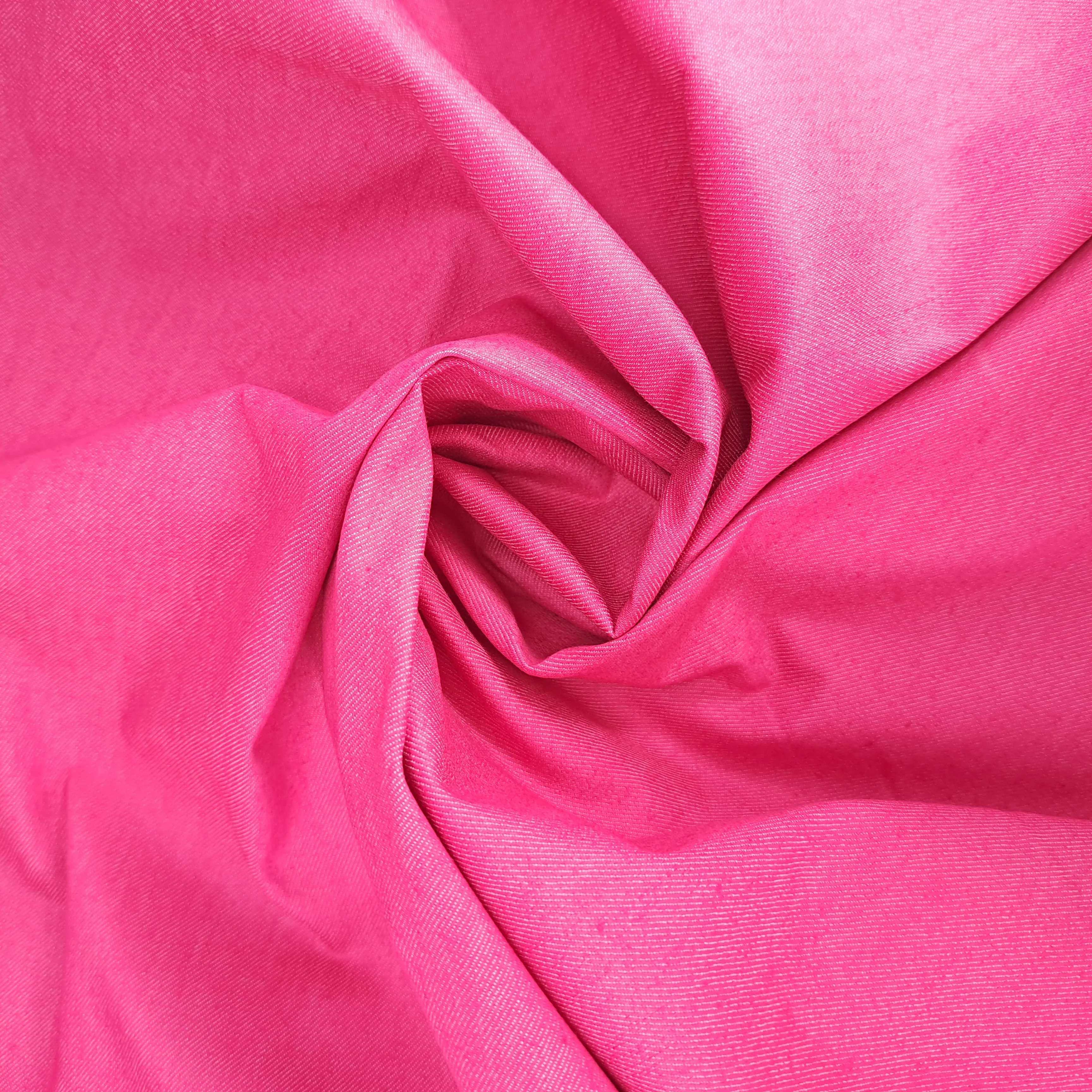 Denim stretch « Damien Rose fuchsia » Eyrelles Tissus