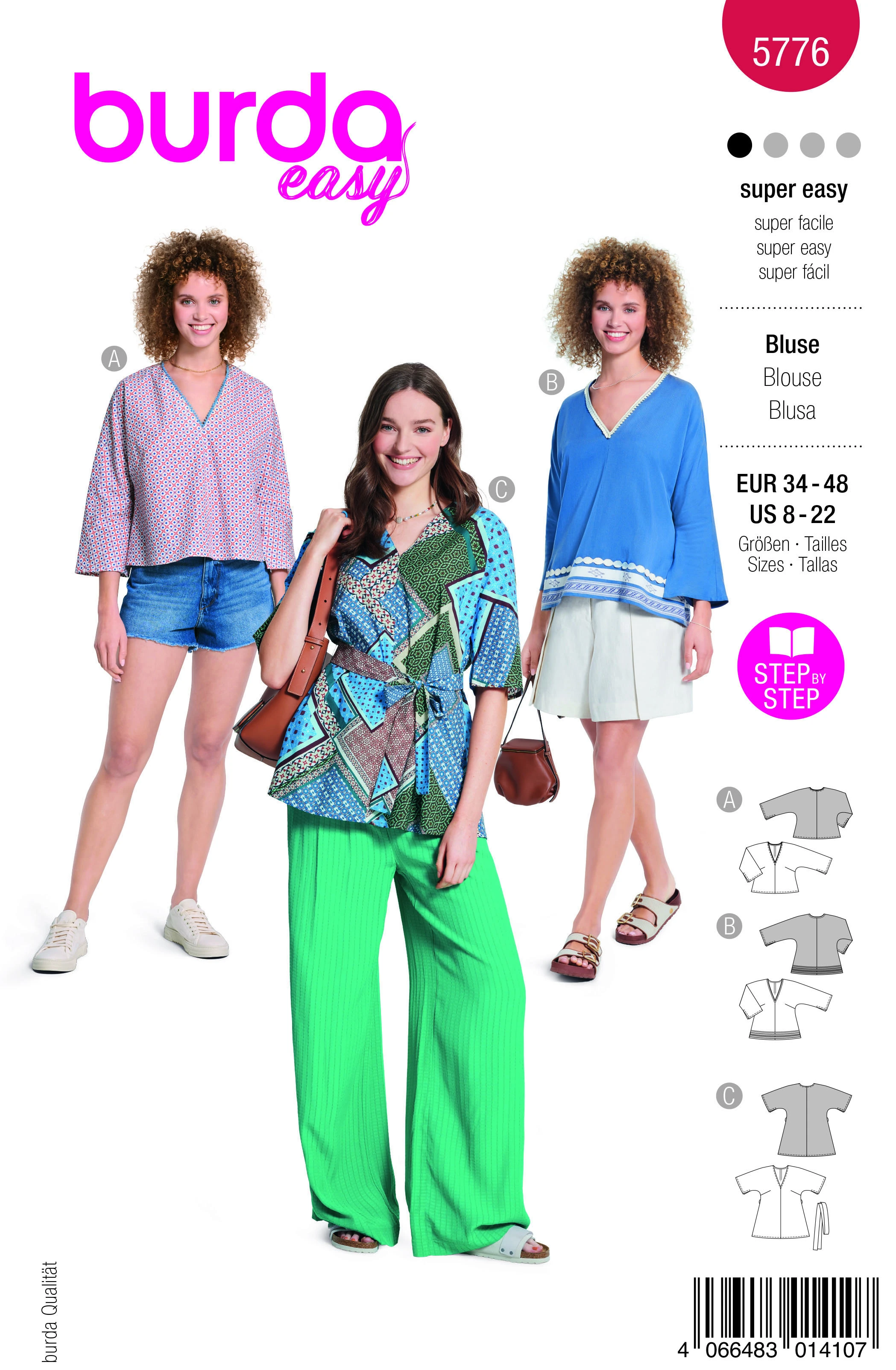 Patron Burda 6114 Gilet Et Veste Col Montant Ou à Capuche, En Français | Tissus Hemmers